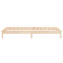 Load image into Gallery viewer, LED Bed Frame 100x200 cm Solid Wood - MiniDM Store
