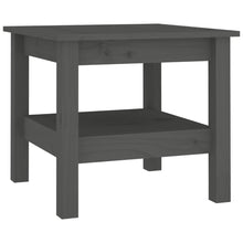 Load image into Gallery viewer, Coffee Table Grey 45x45x40 cm Solid Wood Pine - MiniDM Store
