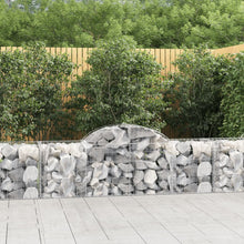 Load image into Gallery viewer, Arched Gabion Basket 200x50x60/80 cm Galvanised Iron
