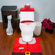 Load image into Gallery viewer, Christmas 3Lip Set Toilet Seat Bathroom Set Cover Christmas - MiniDreamMakers
