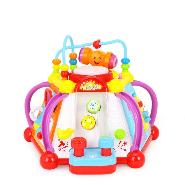 Baby Toys Musical Activity Cube Toy Learning Educational Game Play Center Toy - MiniDreamMakers