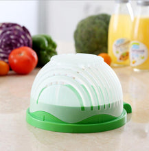 Load image into Gallery viewer, 60 Second Salad Cutter Bowl Kitchen Gadget Vegetable Chopper Washer And Cutter Quick Salad Maker Chopper Kitchen tool - MiniDreamMakers
