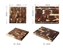 Load image into Gallery viewer, EXTRA LARGE Cutting Board, Rectangle End Grain Butcher Block, Kitchen Chopping Boards, Acacia Wood - MiniDreamMakers

