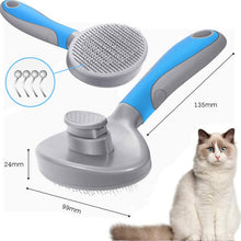 Load image into Gallery viewer, Pets Grooming Brush for Dog Long Hair Removes Pet Cat Hair Shedding Comb Puppy Slicker Brush

