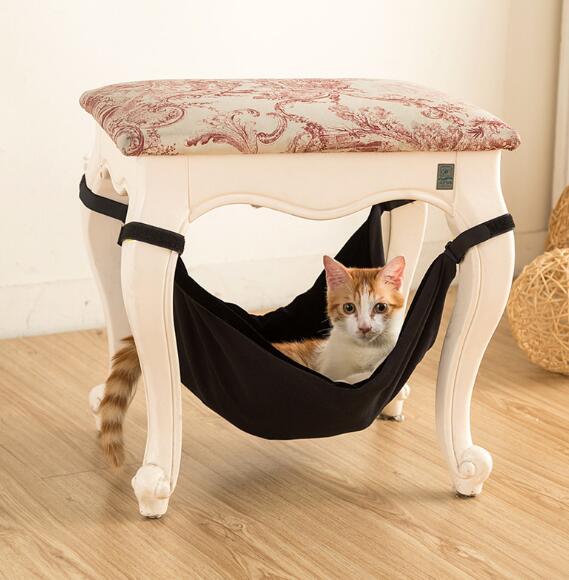 Cat Bed Pet Kitten Cat Hammock Removable Hanging Soft Bed Cages for Chair Kitty Rat Small Pets Swing - MiniDreamMakers