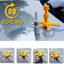 Load image into Gallery viewer, l Car Windshield Repair Tool 1 Set Repair Agent Suction Cup Auto Front Window Repairing Paintless Dent Removal Tools - MiniDreamMakers

