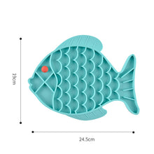 Load image into Gallery viewer, Fish Shape Silicone Bowl Dog Lick Mat Slow Feeding Food Bowl For Small Medium Dogs Puppy Cat Treat Feeder Dispenser Pet Supplies - MiniDM Store
