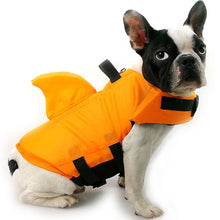 Load image into Gallery viewer, Dog Life Vest Summer Shark Pet Life Jacket Dog Clothes Dogs Swimwear Pets Swimming Suit - MiniDM Store
