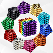 Load image into Gallery viewer, Balls neodymium magnet Sphere 216Pcs/set 5mm Creative magnets imanes Magic Strong NdFeB colorful buck ball Fun Cube Puzzle - MiniDM Store
