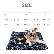 Load image into Gallery viewer, Winter Dog Bed Mat Pet Cushion Blanket Warm Paw Print Puppy Cat Fleece Beds For Small Large Dogs Cats Pad Chihuahua Cama Perro - MiniDM Store
