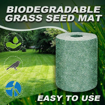 1Pcs Biodegradable Grass Seed Mat Seed Starter Mat 3M × 0.2M Grass Seed Carpet Seed Starter Mat Garden Supplies - MiniDM Store