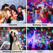 Load image into Gallery viewer, Led Disco Light Stage Lights DJ Disco Ball Lumiere Sound Activated Laser Projector effect Lamp Light Music Christmas Party - MiniDreamMakers
