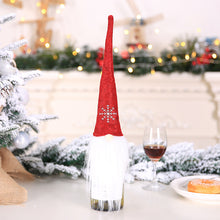Load image into Gallery viewer, New Creative Christmas Champagne Wine Cover Bottle Hat Plush Bottle Set Santa Family Party Table Decoration Xmas Gifts
