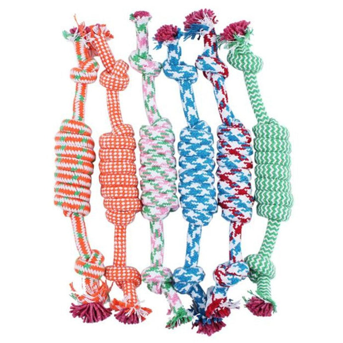 Transer Pet Supply Dog Rope Chew Toy Outdoor Training Fun Playing Cat Dogs Toys For Large Small Dog 71229 - MiniDreamMakers