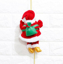 Load image into Gallery viewer, Electric Climbing Ladder Santa Claus Christmas Figurine Ornament Xmas Party DIY Crafts Festival Navidad 2020 Gift - MiniDreamMakers
