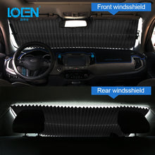 Load image into Gallery viewer, 46CM/65CM/70CM/80CM Upgarde Retracta&#39;ble SUV Truck Car Front Windshield Sunshade Rear Window Sun Visor UV Protection Curtain - MiniDreamMakers
