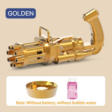 Load image into Gallery viewer, New Magic dolphin Gatling Bubble Gun Automatic Bubble Machine Gun Soap Bubble Blower Outdoor Kids Child Toy for Kids - MiniDreamMakers

