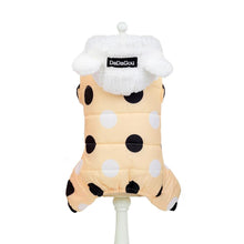 Load image into Gallery viewer, Winter Dog Clothes Hoodie Coat Big Polka Dot Cotton Coat Thicken Dog Winter Warm Clothes for Small Dogs Puppy Pets Hoodies - MiniDreamMakers
