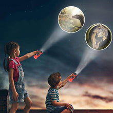 Load image into Gallery viewer, Dinosaur Shark Projector Night Study Learning Toy Flashlight Sleeping History Early Education Model Torch Flashlight Fun Toys - MiniDreamMakers
