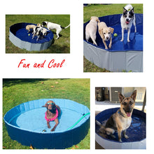 Load image into Gallery viewer, Foldable Dog Pool Pet Bath Summer Outdoor Portable Swimming Pools Indoor Wash Bathing Tub Collapsible Bathtub for Dogs Cats Kids - MiniDM Store
