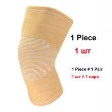 Load image into Gallery viewer, 1 Pcs Knee Support Protector Leg Arthritis Injury Gym Sleeve Elasticated Bandage knee Pad Charcoal Knitted Kneepads Warm - MiniDreamMakers
