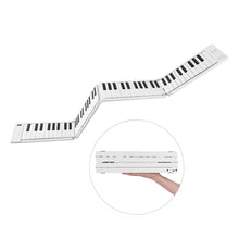 Load image into Gallery viewer, MIDIPLUS 88 Keys Foldable Electronic Piano Portable Keyboard 128 Tones Rhythm 30 Demo Songs Built-in Battery with Sustain Pedal - MiniDreamMakers
