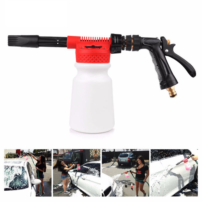 900ml Car Washing Foam Gun Car Cleaning Washing Snow Foamer Lance Car Water Soap Shampoo Sprayer Spray Foam Gun - MiniDM Store