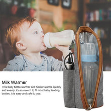 Load image into Gallery viewer, Portable Baby Warmers Bottle Holder USB Heating Bags Travel Mug Feeding Bottle Infant Milk Bottle Heating Bag Baby Feeding - MiniDreamMakers
