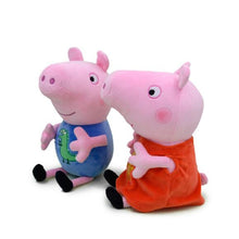Load image into Gallery viewer, Peppa Pig small Size 4pcs/set Pig Family Plush Stuffed Cartoon Animals Plush Doll - MiniDreamMakers
