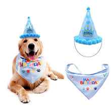 Load image into Gallery viewer, Pet Cat Dogs Caps Birthday Headwear Caps Hat Party Costume Headwear Cap Tie Party Pets Accessories - MiniDreamMakers
