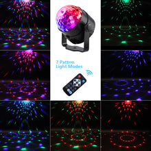 Load image into Gallery viewer, Led Disco Light Stage Lights DJ Disco Ball Lumiere Sound Activated Laser Projector effect Lamp Light Music Christmas Party - MiniDreamMakers

