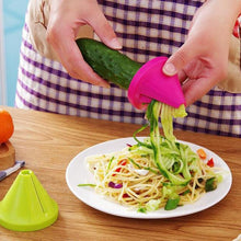 Load image into Gallery viewer, Vegetable Fruit Spiral Shred Process Device Cutter Slicer Peeler Kitchen Tool Spiralizer Cutter Graters kitchen tool - MiniDreamMakers
