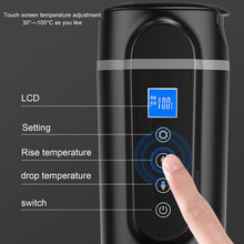 Load image into Gallery viewer, 12V/24V 70W-100W Car Heating Cup 420ml Car Heated Smart Mug With Temperature Control Cigarette Lighter Car Kettle Water Heater - MiniDreamMakers
