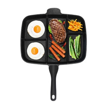 Load image into Gallery viewer, Frying Pan 5 in 1 Magic Grill Pan Master Pan Non-Stick Divided Grill Pan Fry Oven Skillet Cookware Kitchen Accessories - MiniDreamMakers
