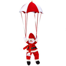 Load image into Gallery viewer, Christmas Santa Claus Snowman Parachute Pendant Xmas Tree Hanging Ornaments - MiniDreamMakers
