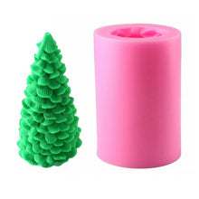 Load image into Gallery viewer, 3D Christmas Tree Silicone Candle Soap Fondant Mold Cake Chocolate Decorating Baking Mould Tool Craft - MiniDreamMakers
