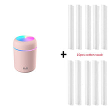 Load image into Gallery viewer, Portable 300ml Humidifier USB Ultrasonic Dazzle Cup Aroma Diffuser Cool Mist Maker Air Humidifier Purifier with Romantic Light - MiniDM Store
