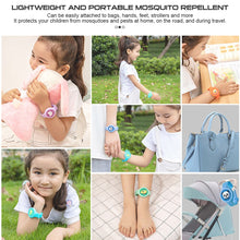 Load image into Gallery viewer, Kids Mosquito Repellent Watch Lightweight Natural Mosquito Repellent Bracelet Plant Essential Oil Mosquito Repellent Device - MiniDreamMakers
