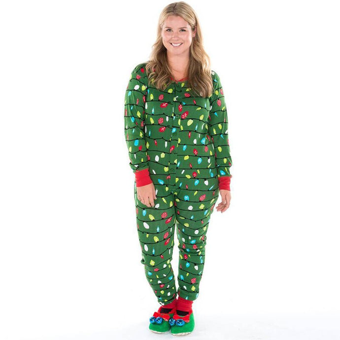 Christmas Family Matching Pajamas Sets Onesis Sleepwear Nightwear Clothing Outfit Suit Long Sleeve Rompers Xmas Onsies New - MiniDreamMakers