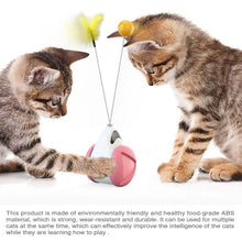 Load image into Gallery viewer, Pet cat Toys  Feather Ball toys animal automatic Tease the cat stick Balancecar Cats play by themselves Pets
