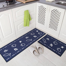 Load image into Gallery viewer, Kitchen Mat Set Wear-resistant Non-slip Kitchen Floor Mat Bathroom Absorbent Door Mat Oil-absorbing Anti-fouling Long Mat - MiniDreamMakers
