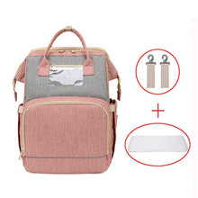 Load image into Gallery viewer, Diaper Bag Moms and Dads Backpack Multifunctional Baby Bed Bags Maternity Nursing Handbag Stroller Bag Drop Ship - MiniDM Store
