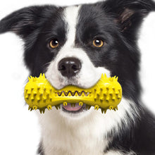 Load image into Gallery viewer, Dog Toys Squeeze Squeaky Dog Toys Dumbbell Shaped Faux Bone Pet Chew Toys - MiniDreamMakers

