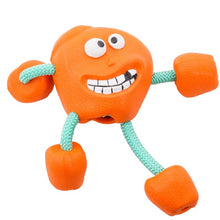 Load image into Gallery viewer, Smile Dog Rubber Ball Toys Sound Molar Teeth Resistant to Large and Medium-sized Pets
