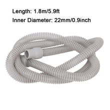 Load image into Gallery viewer, 180cm CPAP Tube Tubing Universal Plastic Breathing Machine Accessories for Respiratory Ventilator Respirator Tubing Length - MiniDM Store
