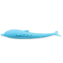 Load image into Gallery viewer, Soft Silicone Mint Fish Cat Toy Catnip Pet Toy Clean Teeth Toothbrush Chew Cats Toys - MiniDreamMakers
