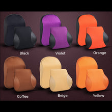 Load image into Gallery viewer, 1PCS memory foam cute car seat headrest pillow solid for the neck rest waist back support cushion set pillows auto accessories - MiniDreamMakers
