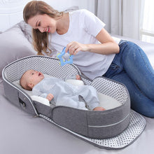 Load image into Gallery viewer, Baby Crib Multifunctional Folding Newborn Bed Toddler Bed Portable Sun Protection Mosquito Net Infant Camping Bed Travel Cot - MiniDreamMakers
