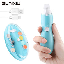 Load image into Gallery viewer, Electric Baby Nail Trimmer USB Charging Kids Infant Baby Cutter Nail Care Baby Trimmer Manicure Clipper Scissors - MiniDreamMakers
