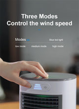 Load image into Gallery viewer, Portable Air Conditioner Usb Desktop Air Conditioning Usb Convenient Air Cooler Fan Digital Humidifier Mini Air Cooling Fan - MiniDreamMakers
